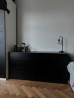 IKEA MALM Chest of Drawers – 6 Drawers (Black-Brown), Ophalen, 50 tot 100 cm, Zo goed als nieuw, Minder dan 100 cm