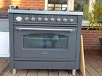 Zespits Boretti gasfornuis 90 cm breed, Witgoed en Apparatuur, Fornuizen, Gebruikt, 60 cm of meer, Ophalen of Verzenden, Gas