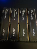 HyperX Fury 4x4gb DDR4 RAM - Set van 4, Gebruikt, DDR4, 8 GB, Ophalen of Verzenden