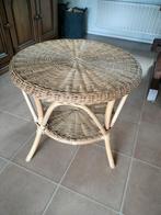 Rotan Bijzettafel / Salontafel - Ø63cm, Overige materialen, Gebruikt, Rond, 55 tot 75 cm