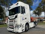 Scania S580 V8 NGS LEASE € 1249,- /WB 315/Full air/PTO pre, Auto's, Vrachtwagens, Automaat, Euro 6, Scania, Wit