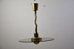 Vintage glazem hanglamp, Huis en Inrichting, Ophalen, Gebruikt, Glas, 50 tot 75 cm