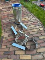 Isoduct Rookgasafvoer 150mm, Afvoer, Gebruikt, Ophalen of Verzenden, Rvs