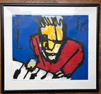 Herman Brood zeefdruk, Ik pianist, E.A. prima staat, Antiek en Kunst, Kunst | Litho's en Zeefdrukken, Ophalen of Verzenden