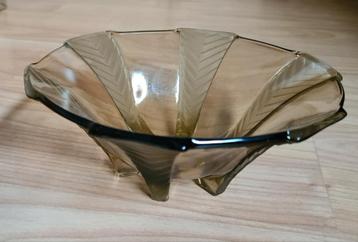 Walther & Sohne Athene Persglas Schaaltje Vintage Bruin glas beschikbaar voor biedingen