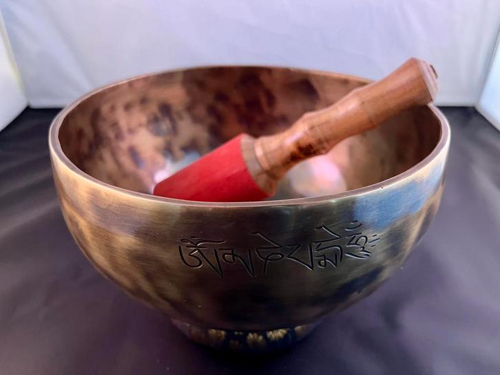 Fullmoon Klankschaal Nepal - 20cm - toon G, Muziek en Instrumenten, Percussie, Zo goed als nieuw, Overige soorten, Ophalen of Verzenden