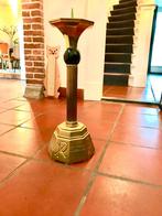 Zwaar bronzen kandelaar, Antiek en Kunst, Ophalen, Brons