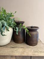 Hoffz potten kruiken hout, Ophalen, Zo goed als nieuw, Overige kleuren, Minder dan 50 cm