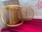 Rotan schommelstoel, Huis en Inrichting, Stoelen, Ophalen, Gebruikt, Bruin, Riet of Rotan