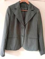 dames kostuum grijs krijtstreep mt L (40 42), Ophalen of Verzenden, Nieuw, Maat 42/44 (L), Grijs