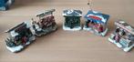 5x leuke kerstdorp kraampjes miniatuur, Ophalen of Verzenden, Gebruikt