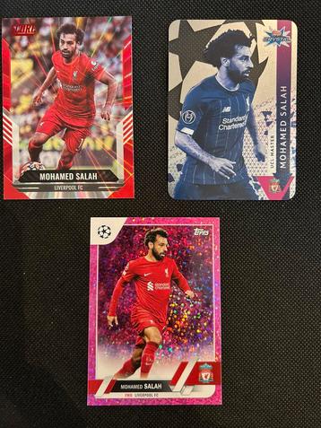 Drie Mohamed Salah voetbalkaartjes beschikbaar voor biedingen