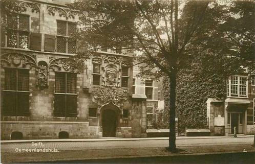 (380-262-009) Delft Gemeenlandshuis, Verzamelen, Ansichtkaarten | Nederland, Zuid-Holland, Verzenden