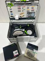 Festool ETS 150/3 EQ – top staat, incl. schuurpads & koffer, Ophalen of Verzenden, Zo goed als nieuw, Minder dan 600 watt, Excentrische schuurmachine