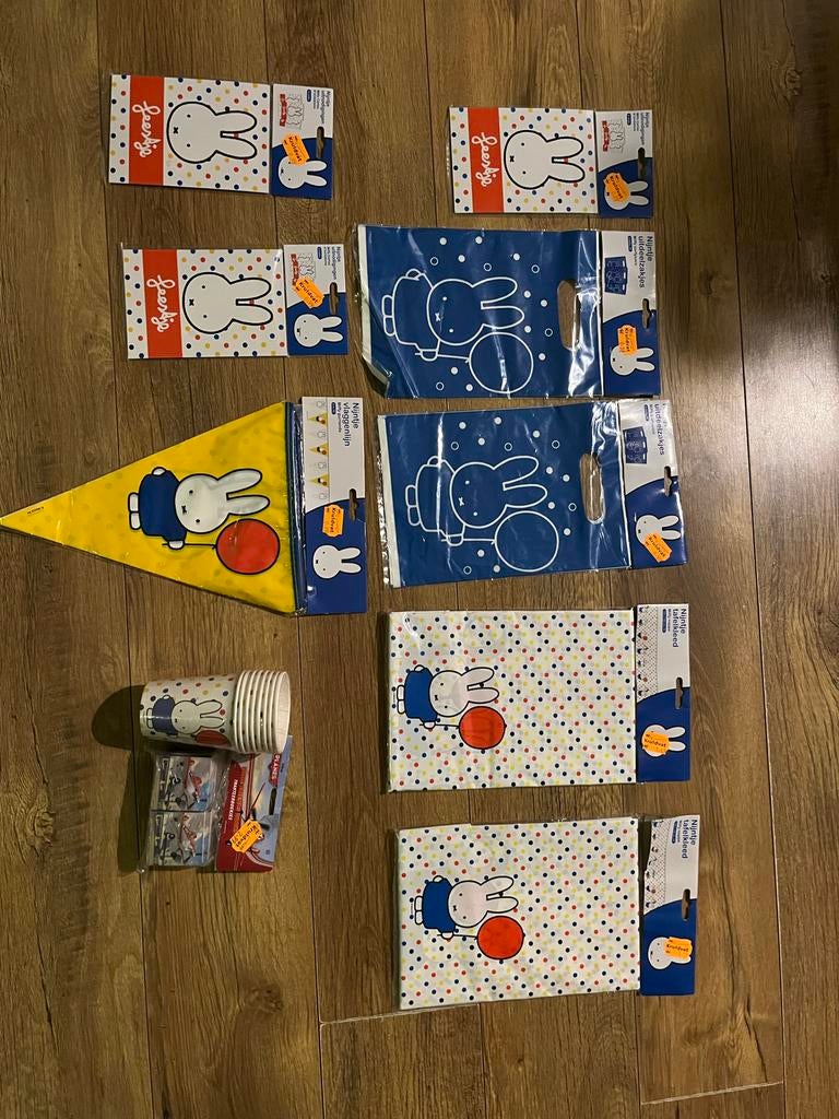 Nijntje Kinderfeestartikelen - Compleet Pakket, Ophalen of Verzenden, Nieuw