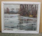 Tony RENIERS, étang gris 1987, Antiek en Kunst, Ophalen of Verzenden