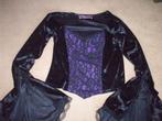 nwe zw / paarse gothic top Black Planet kerstkleding mt L, Kleding | Dames, Maat 38/40 (M), Zwart, Nieuw, Ophalen of Verzenden