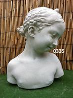 Meisje Kind borstbeeld., Tuin en Terras, Ophalen, Nieuw, Beton, Abstract beeld