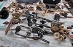 Deurbeslag,  klink diverse soorten, Ophalen, Zo goed als nieuw, Koper of Messing, Klink of Kruk