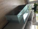 Sidetable van glas, Huis en Inrichting, Ophalen, Gebruikt, 100 tot 150 cm, Glas