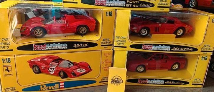 1:18 Ferrari modellen van revell / Jouefrevolution, Hobby en Vrije tijd, Modelauto's | 1:18, Nieuw, Auto, Revell, Ophalen of Verzenden
