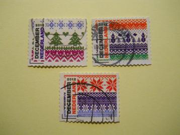 Nederland 2012 Decemberzegels uit Nvph.3004-3009 gestempeld  beschikbaar voor biedingen