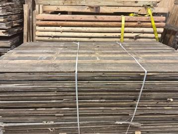 Gesorteerd sloophout te koop 9,5 x 2 x 250 cm beschikbaar voor biedingen