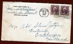 Envelop uit Chicago naar Enkhuizen - 1932 (pst.st. Chicago), Postzegels en Munten, Ophalen of Verzenden, Envelop