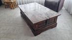 Salontafel met opbergruimte en 4 lades, Huis en Inrichting, Tafels | Salontafels, Ophalen, Gebruikt, 100 tot 150 cm, 50 tot 100 cm