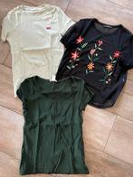 3 t-shirts maat xs-s, Ophalen of Verzenden, Zo goed als nieuw, Korte mouw, Maat 34 (XS) of kleiner