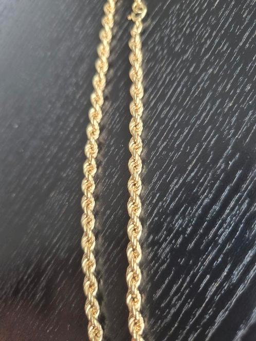 Prachtige 14 KT Gouden Rope Chain NU VOOR 1395,-!!, Sieraden, Tassen en Uiterlijk, Kettingen, Nieuw, Goud, Goud, Ophalen of Verzenden