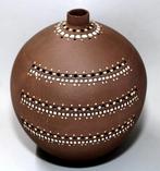 Prachtige Unica Geglazuurde Keramische Vaas, Verzenden