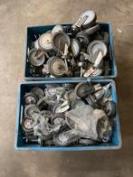 Zwenkwielen - Diverse maten, met/zonder rem, galva/rvs, Ophalen, Gebruikt