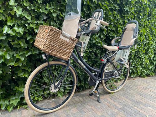 Denim blauwe Mama fiets van Cortina, Fietsen en Brommers, Fietsen | Dames | Moederfietsen, Zo goed als nieuw, Overige merken, 47 tot 50 cm