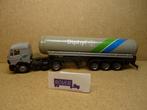 HERPA 1:87, MERCEDES 1748+Tank-Oplegger "DIPHIL", Zie Foto`s, Hobby en Vrije tijd, Modelauto's | 1:87, Ophalen of Verzenden, Zo goed als nieuw