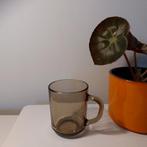 Vintage Arcoroc theeglas/mok, rookglas, Huis en Inrichting, Ophalen, Glas of Glazen, Gebruikt, Glas