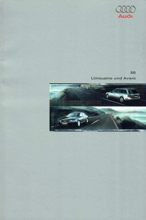 Folder Audi S6 Limousine en Avant (2000), Boeken, Auto's | Folders en Tijdschriften, Gelezen, Audi, Verzenden