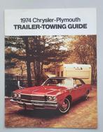 1974 Chrysler Plymouth Trailer Towing Brochure USA, Gelezen, Verzenden