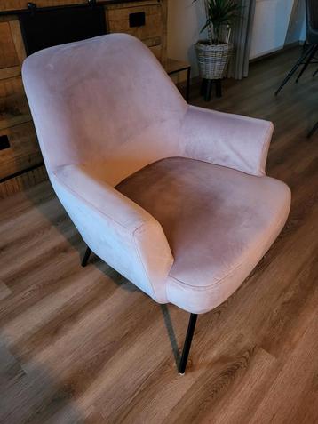Mooie Fauteuil 'Hamburg' oud roze