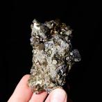sfaleriet met pyriet en galeniet #2, Verzamelen, Mineralen en Fossielen, Ophalen of Verzenden, Mineraal