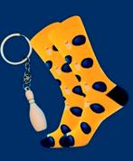 BOWLING SOKKEN + SLEUTELHANGER KEGEL, Ophalen of Verzenden, Nieuw