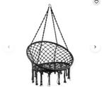 Hangstoel zwart stoel knoet 2 voor 20,-, Tuin en Terras, Hangmatten, Ophalen, Gebruikt