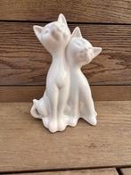 Beeldje koppel katten poezen retro vintage voor valentijn, Verzenden, Zo goed als nieuw, Dier