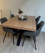 Goossens eetkamerstoelen antraciet, Ophalen, Gebruikt, Vier