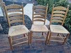 Drie Vintage stoelen, Drie, Gebruikt, Ophalen