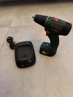 Weinig gebruikte Bosch Accuboormachine met lader en accu, Ophalen, Gebruikt, Variabele snelheid, Boor- en Schroefmachine