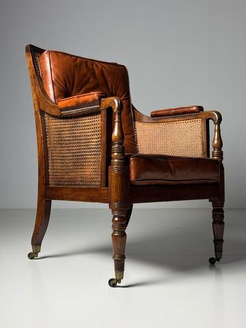 Engelse Library Bergère William IV 1835 beschikbaar voor biedingen