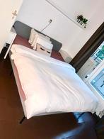 Bed Ikea slattum 1.60 breed, Ophalen, Gebruikt, Tweepersoons, Normaal