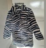 Fancy neppe meisjes bontjas met zebraprint., Ophalen of Verzenden, Zo goed als nieuw, Meisje, Jas