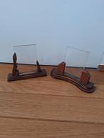 Ouderwetse foto standaardjes, Antiek en Kunst, Ophalen of Verzenden